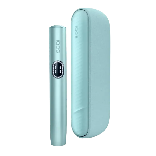IQOS ILUMA i Standard Breeze Blue สีฟ้าพาสเทล เทคโนโลยี FlexPuff ปรับจำนวนคำสูบ